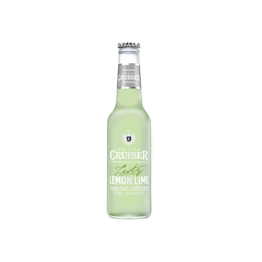 Vodka Cruiser Zesty Lemon Lime 275ml Case of 24 | Porter's Lux