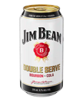 Jim Beam Double Serve Bourbon & Cola Cans 375ml 6 Pack