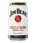 Jim Beam Double Serve Bourbon & Cola Can Closure Closures 375ml Case of 30
