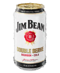 Jim Beam Double Serve Bourbon & Cola Can Closure Closures 375ml 6 Pack