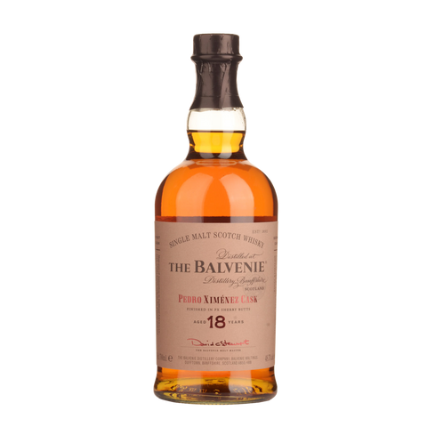 Balvenie 18 Year Old Pedro Ximenez Sherry Cask Single Malt Scotch Whisky 700mL