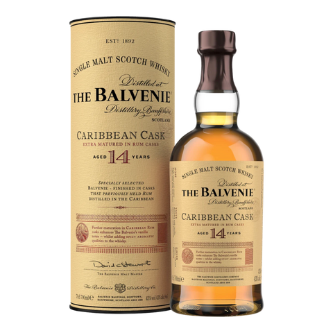 Balvenie Caribbean Cask 14 Year Old Single Malt Scotch Whisky 700ml