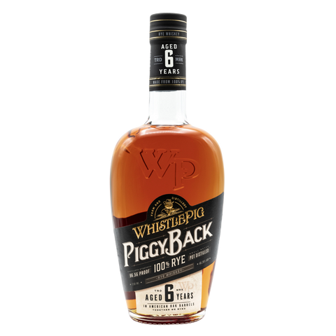 WhistlePig "PiggyBack" 6 Year Old Rye Whisky 700ml