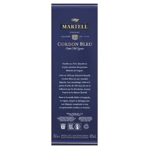 Martell Cordon Bleu Legacy Release Cognac 700ml