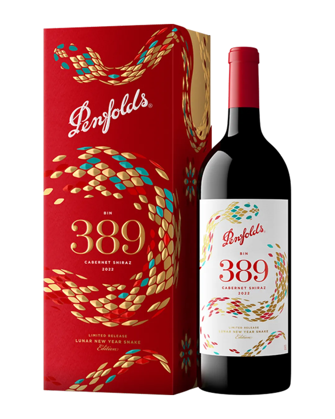 Penfolds Bin 389 Cabernet Shiraz 2022 LNY Snake Magnum 1.5L