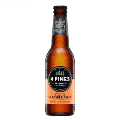 4 Pines American Amber Ale Bottles 330ml Case of 24