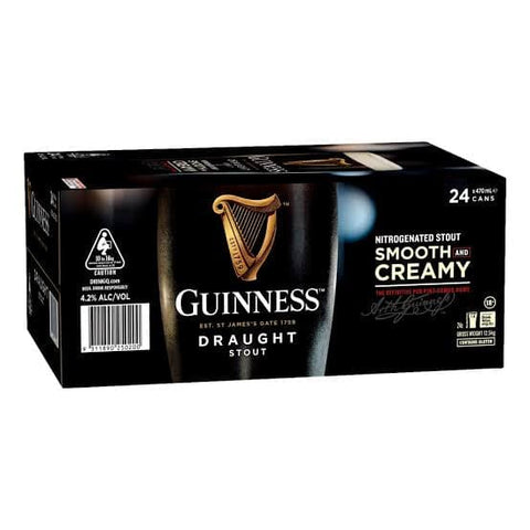 Guinness Draught Cans 470ml Case of 24