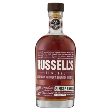 Russells Reserve Private Select Single Barrel Bourbon 750ml 55% Alcohol