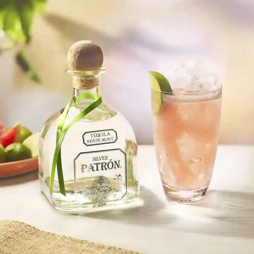 Patron Silver Tequila 700ml Porter's Lux — Porters Lux