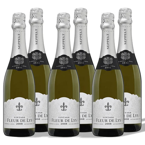 2009 Seppelt Fleur De Lys Sparkling Pinot Noir Chardonnay Dry Wine 750ml Case of 6