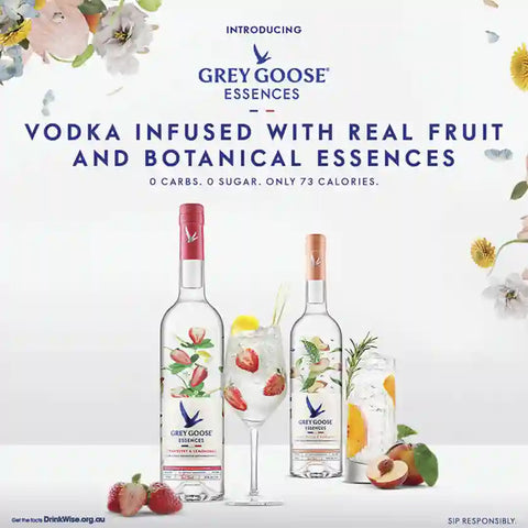 Grey Goose Essences Strawberry & Lemongrass 700ml