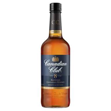 Canadian Club 8 Year Old Classic Blended Canadian Whisky 700ml