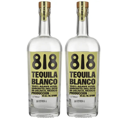 818 Blanco Tequila 700ml Dual Pack