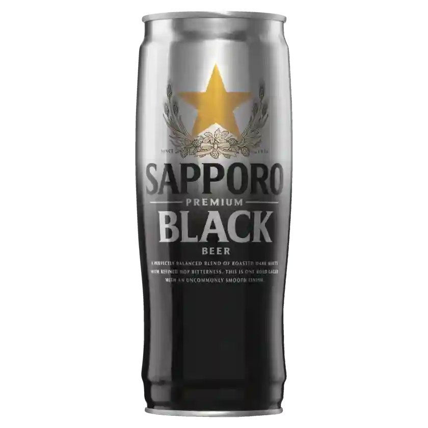Sapporo Black Can 650ml Case of 12