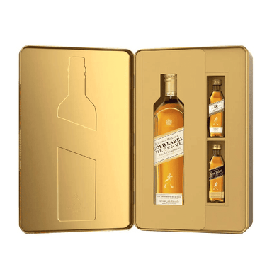 Johnnie Walker Gold Label Reserve Blended Scotch Whisky 700ml + Minis Gift Pack
