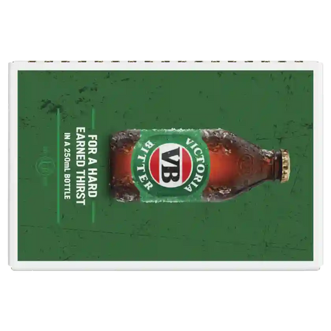 Victoria Bitter Twist Top Bottles 250ml Case 24