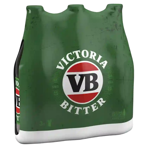 Victoria Bitter Longneck 750ml 3 Pack