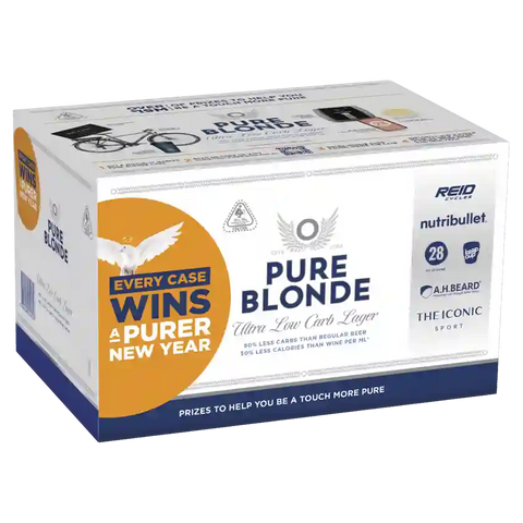 Pure Blonde Stubbies 355ml Case 24