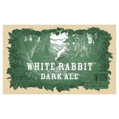 White Rabbit Dark Ale 330ml Case of 24