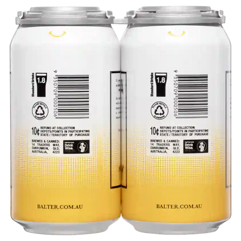 Balter Hazy IPA Cans 375ml Case of 16