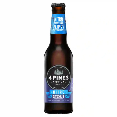 4 Pines Nitro Stout Bottles 330ml Case 24