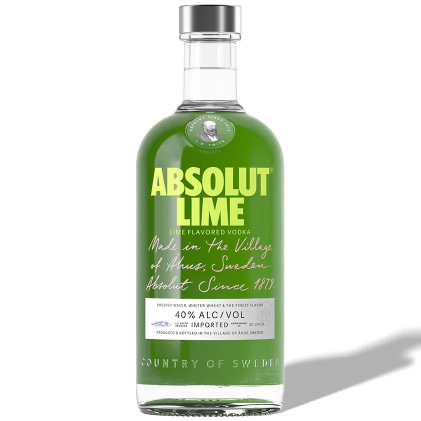Absolut Lime Vodka 700ml Single Bottle