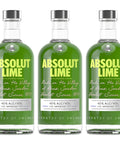 Absolut Lime Vodka 700ml Triple Bottles