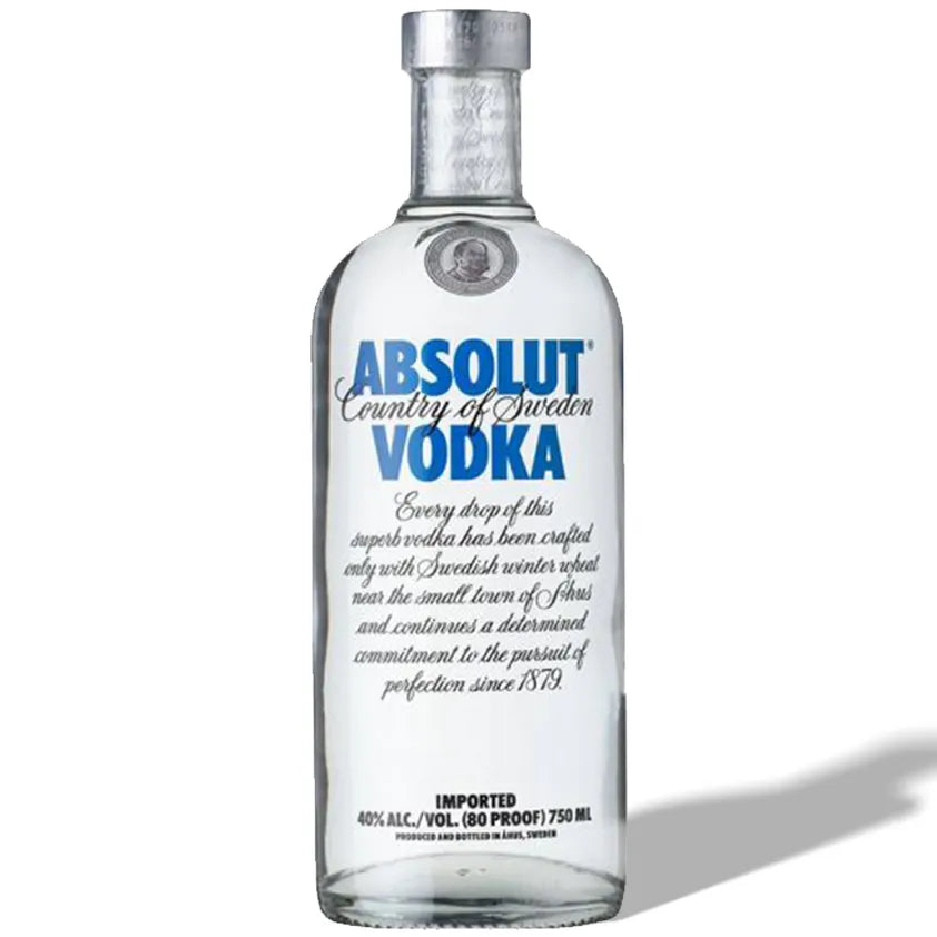 Absolut Original Vodka 1000ml Single Bottle