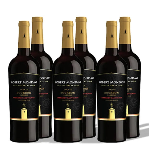Robert Mondavi Private Selection Bourbon Barrel Cabernet Sauvignon 750ml Case Of 6