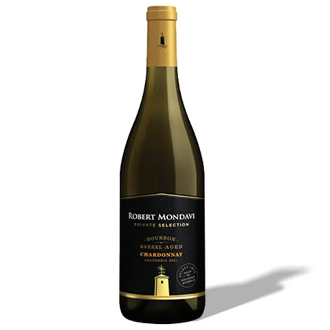 Robert Mondavi Private Selection Bourbon Barrel Chardonnay 750ml Single Bottle