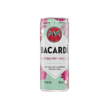 Bacardi Raspberry Mojito Cans 250ml 4 Pack