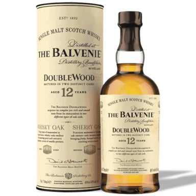 Balvenie 12 Year Old Double Wood Single Malt Scotch Whisky 700ml Single Bottle