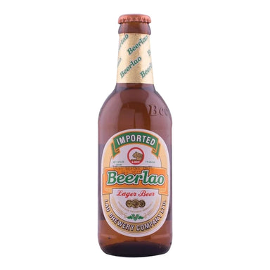 Beerlao Lager Beer 330ml Bottle Case 24