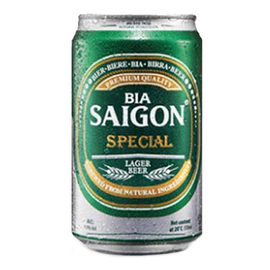 Bia Saigon Special Lager Beer 330ml Can Case 24