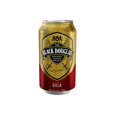 Black Douglas Scotch Whisky & Cola Cans 10 Pack 375ml