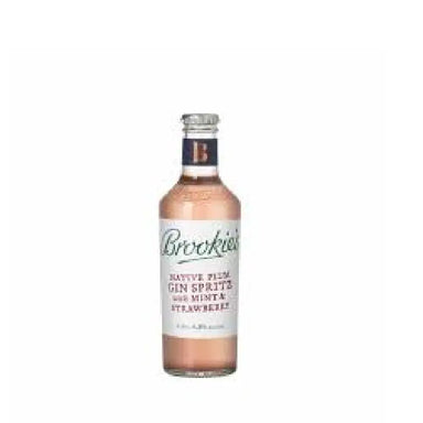 Brookie’s Native Plum Gin Spritz with Mint & Strawberry 275ml 4 Pack