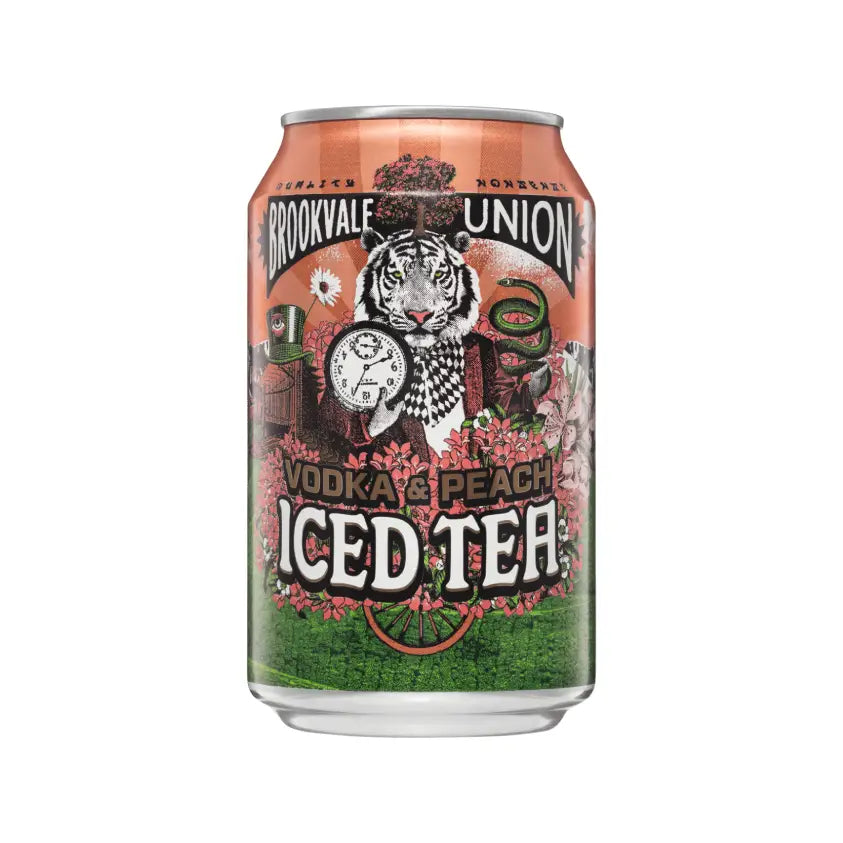 Brookvale Union Vodka & Peach Iced Tea 330ml 6 Pack | Porter's Lux ...