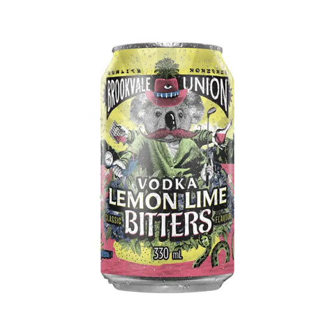 Brookvale Union lemon Lime and Bitters 330ml Case 24