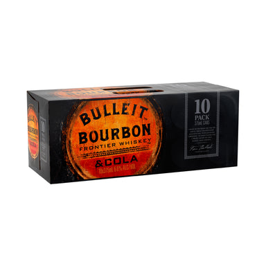 Bulleit Bourbon & Cola Cans 375ml 10 Pack