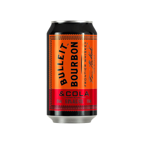 Bulleit Bourbon & Cola Cans 6% 375ml Case of 24