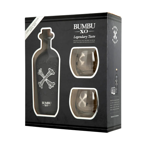 Bumbu XO Rum Gift Set With 2 Glasses Limited Edition