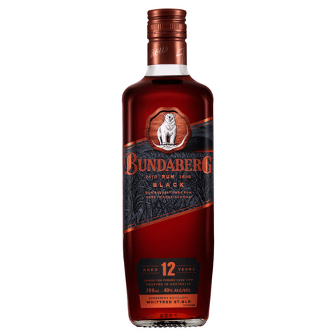 Bundaberg Black 12 Year Old Rum 700ml
