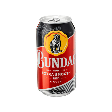 Bundaberg Red Rum and Cola Cans 375ml Case of 24