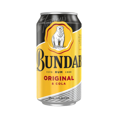 Bundaberg U.P. Rum & Cola Cans 375ml Case of 24