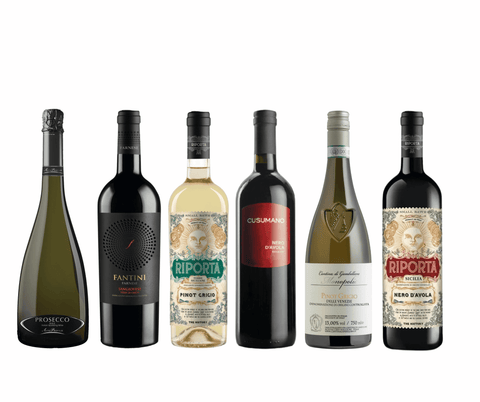 Italian Wine Lovers 6 Pack – Red, White & Sparkling