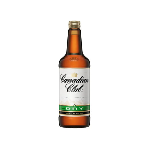 Canadian Club & Dry Bottle 500ml Case 12