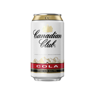 Canadian Club Whisky & Cola Cans 375ml 6 Pack
