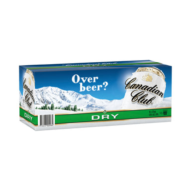 Canadian Club Whisky & Dry Cans 10 Pack 375ml Case of 30