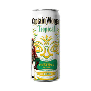 Captain Morgan Tropical Can 330ml 4 Pack