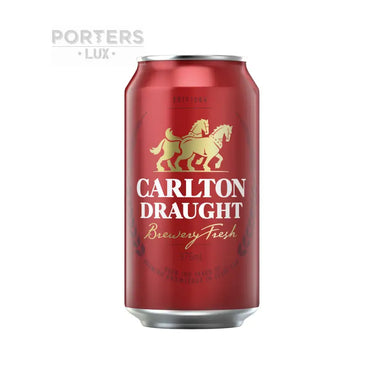 Carlton Draught Cans 375ml Case 24 cans